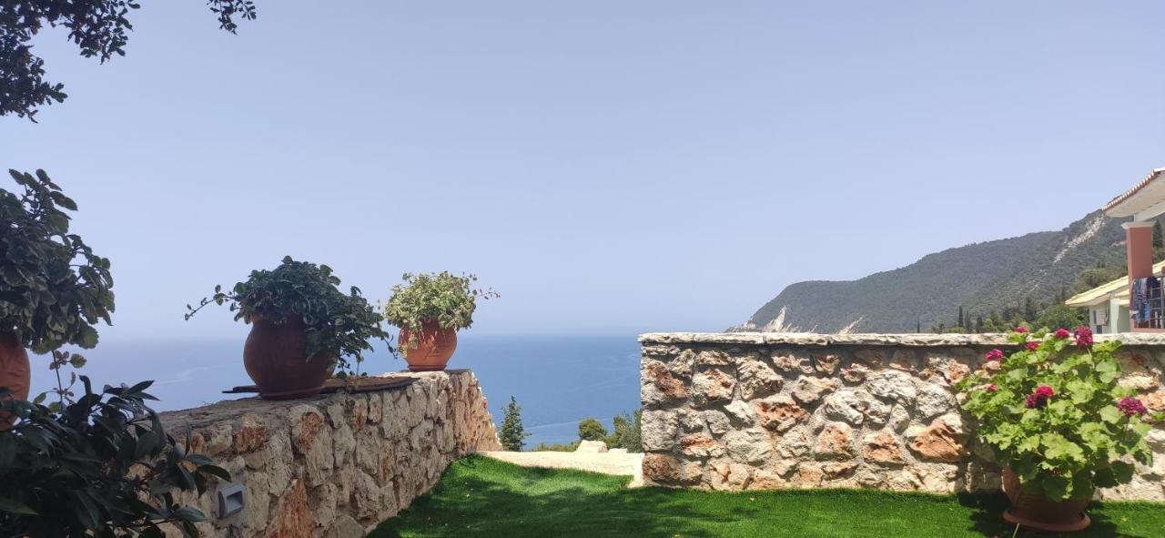Villa Nereid Glafki - Enjoy Summer Sunsets Áyios Nikítas Exteriör bild