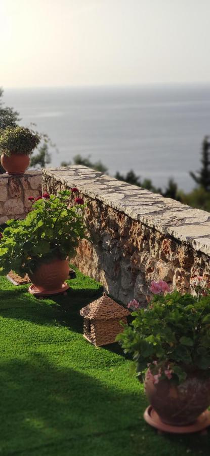 Villa Nereid Glafki - Enjoy Summer Sunsets Áyios Nikítas Exteriör bild