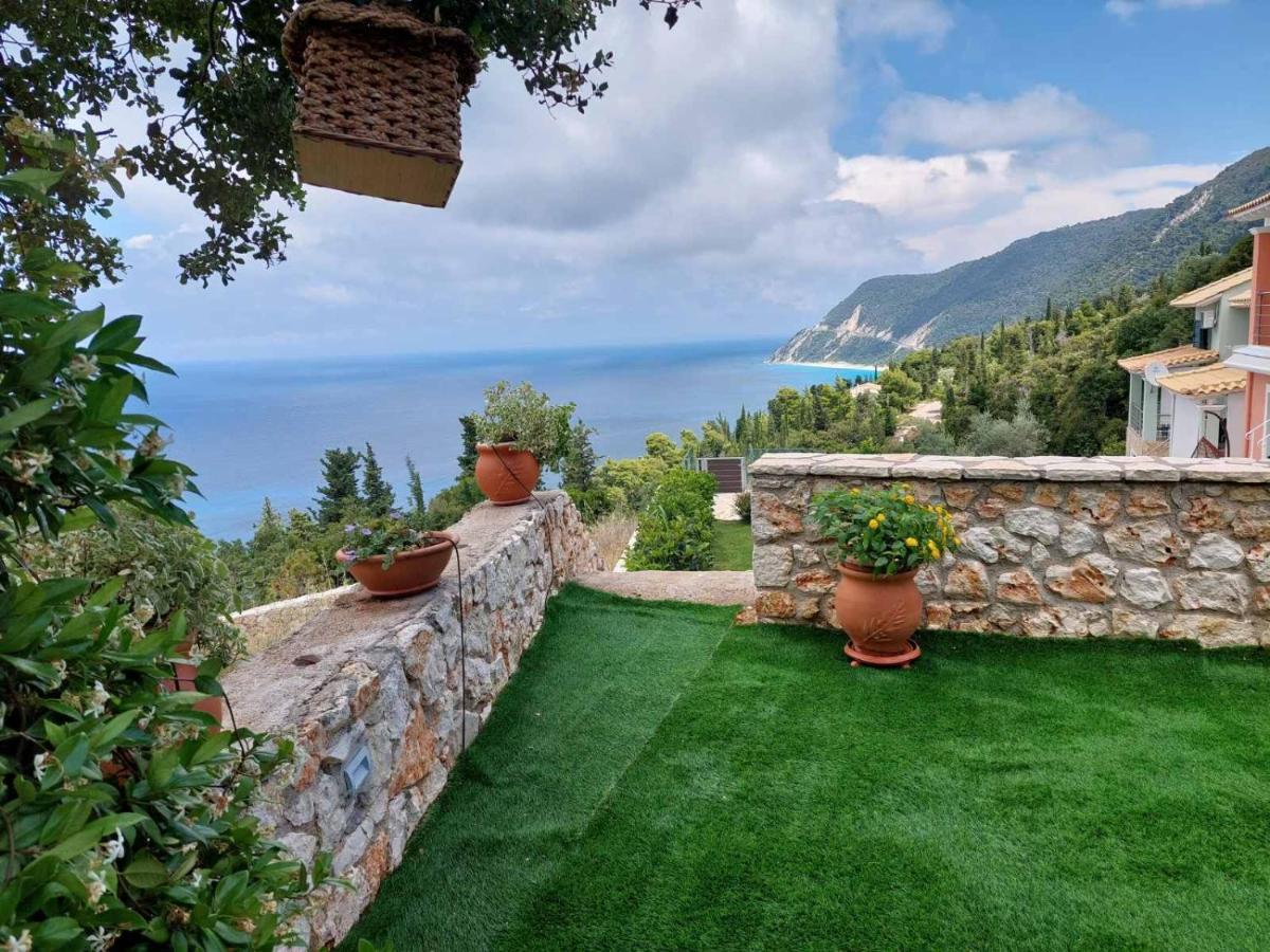 Villa Nereid Glafki - Enjoy Summer Sunsets Áyios Nikítas Exteriör bild