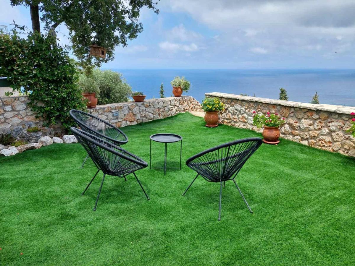 Villa Nereid Glafki - Enjoy Summer Sunsets Áyios Nikítas Exteriör bild