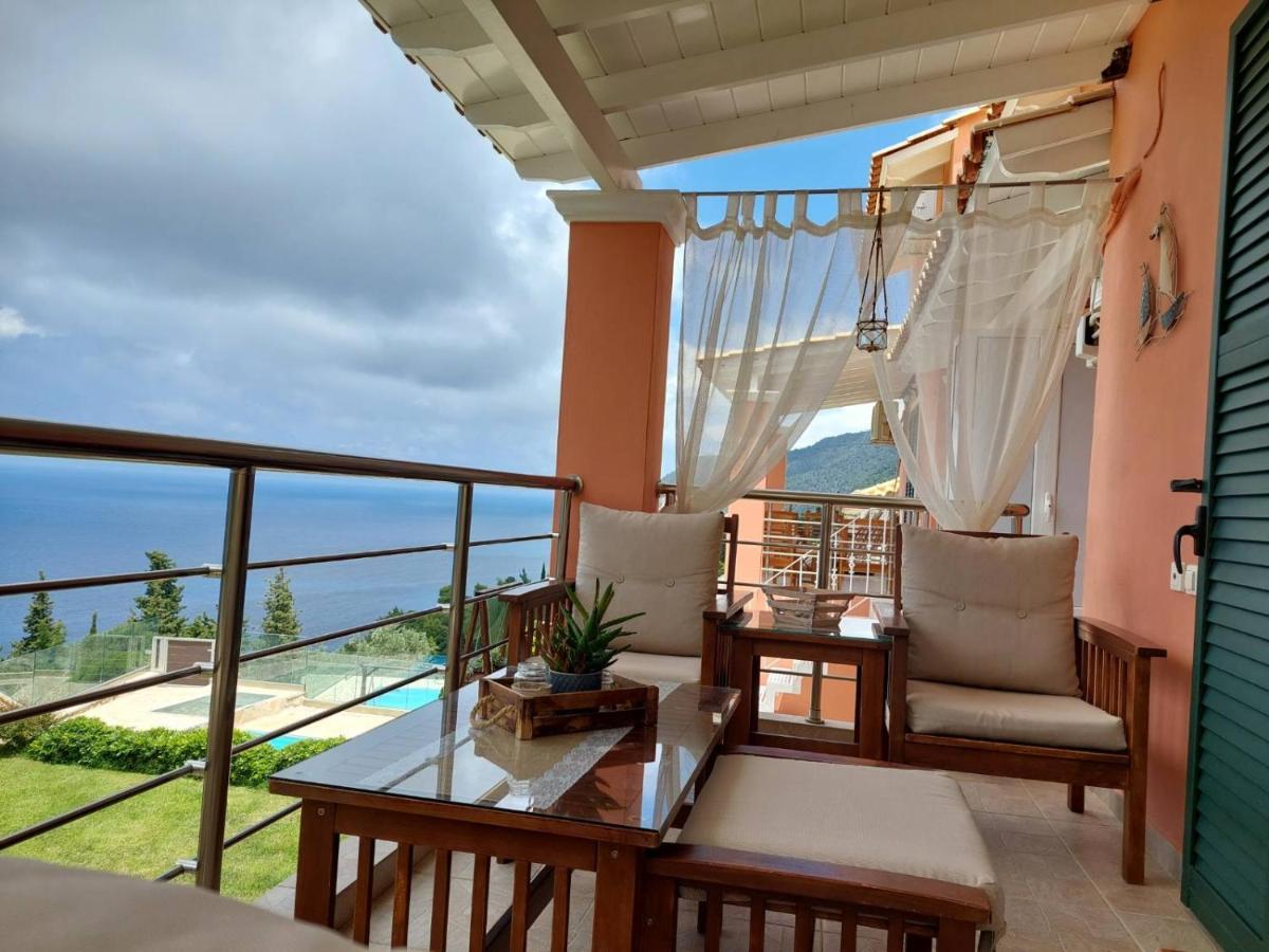 Villa Nereid Glafki - Enjoy Summer Sunsets Áyios Nikítas Exteriör bild