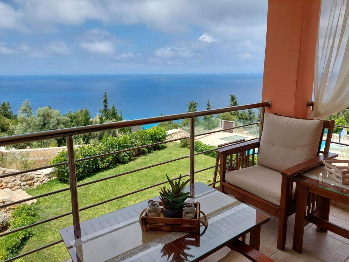 Villa Nereid Glafki - Enjoy Summer Sunsets Áyios Nikítas Exteriör bild